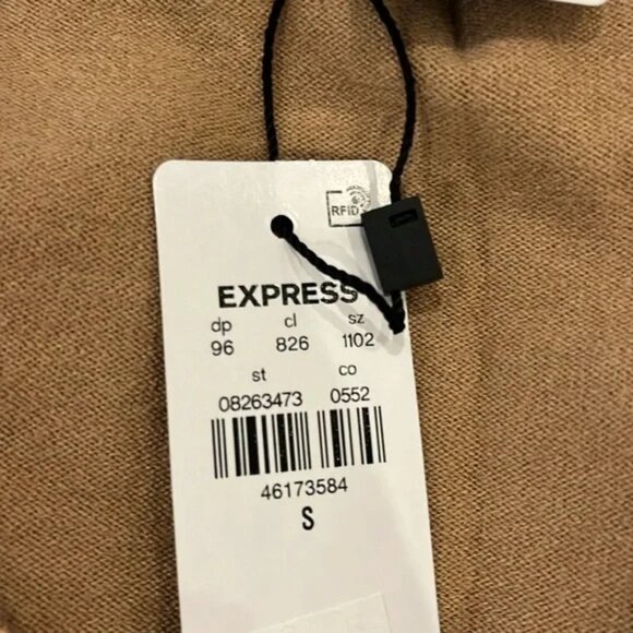 Express Sequin Button Front Cardigan Sweater Size Small New with Tag - Picture 4 of 4